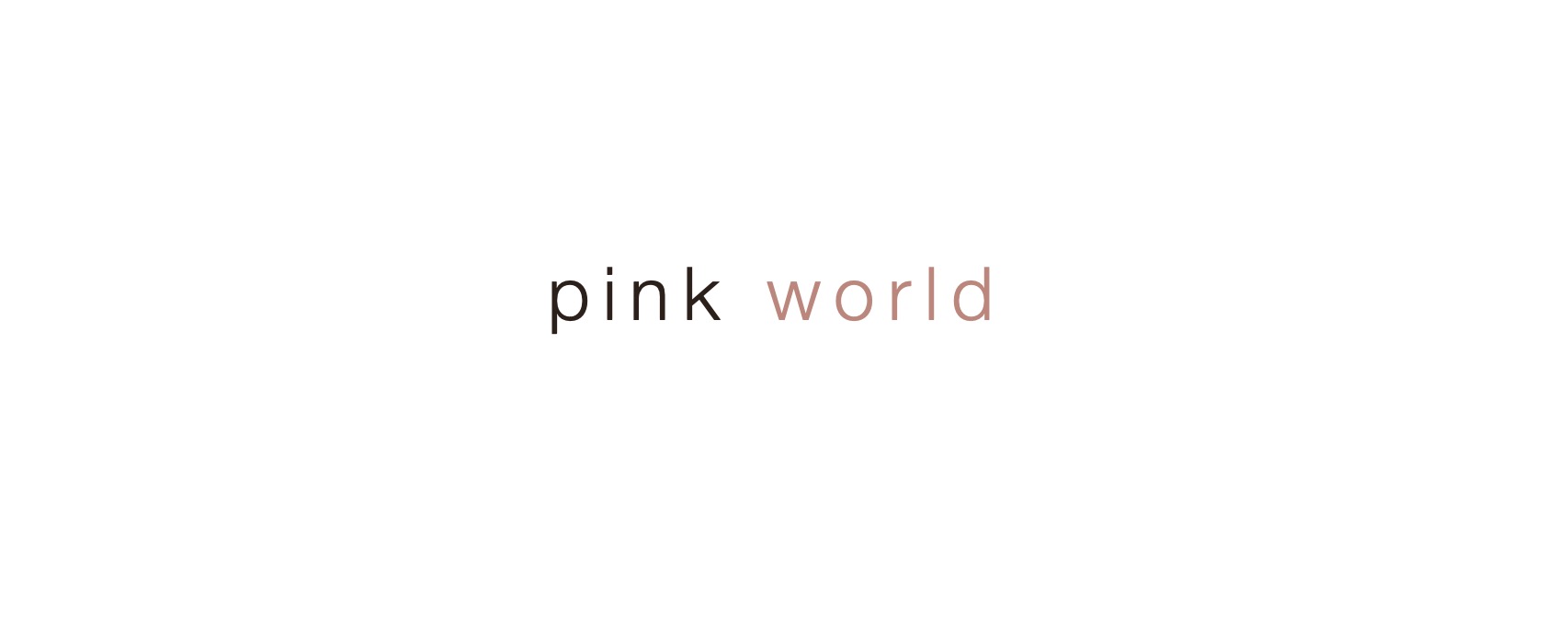 Pink World wordmark